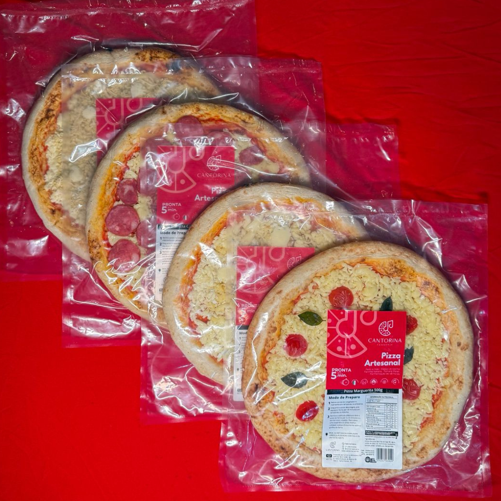 Kit 4 Pizzas — Clássica de Longa Fermentação