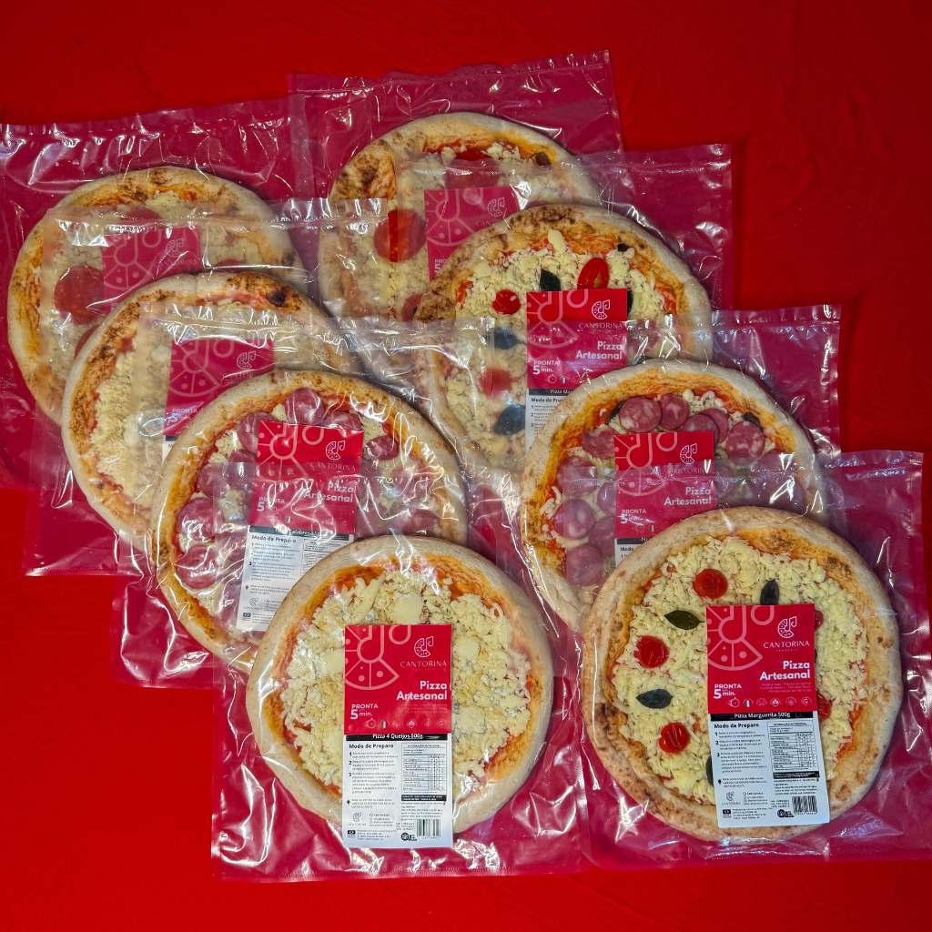 Kit 8 Pizzas — Clássica de Longa Fermentação